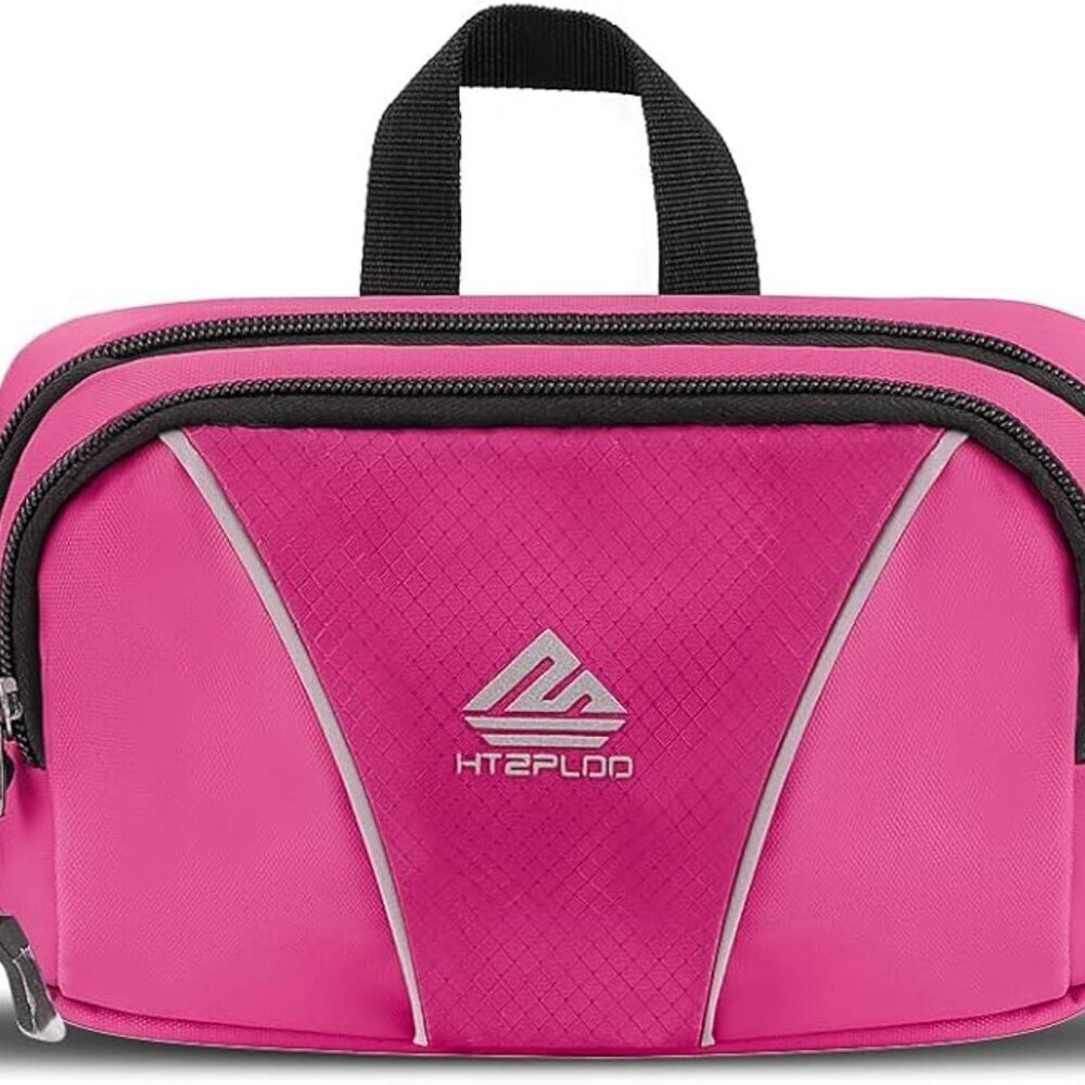Durable Pink Waist Bag for Active Lifestyles - Large Capacity & Comfortable Fit